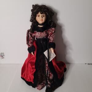 Charming Anastasia American Sweetheart Collection Porcelain Doll 14 Inch